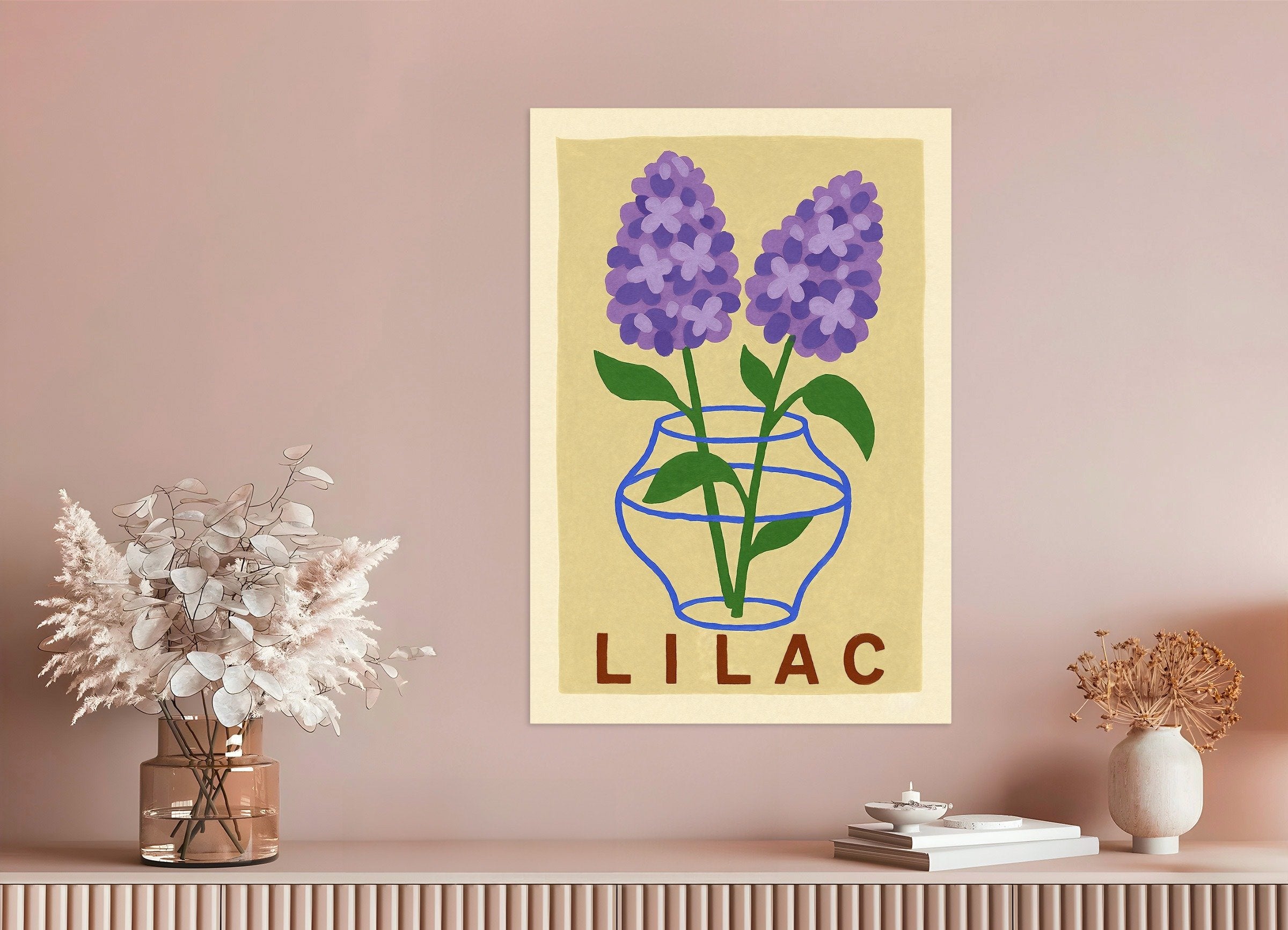 Impresión de lila Póster