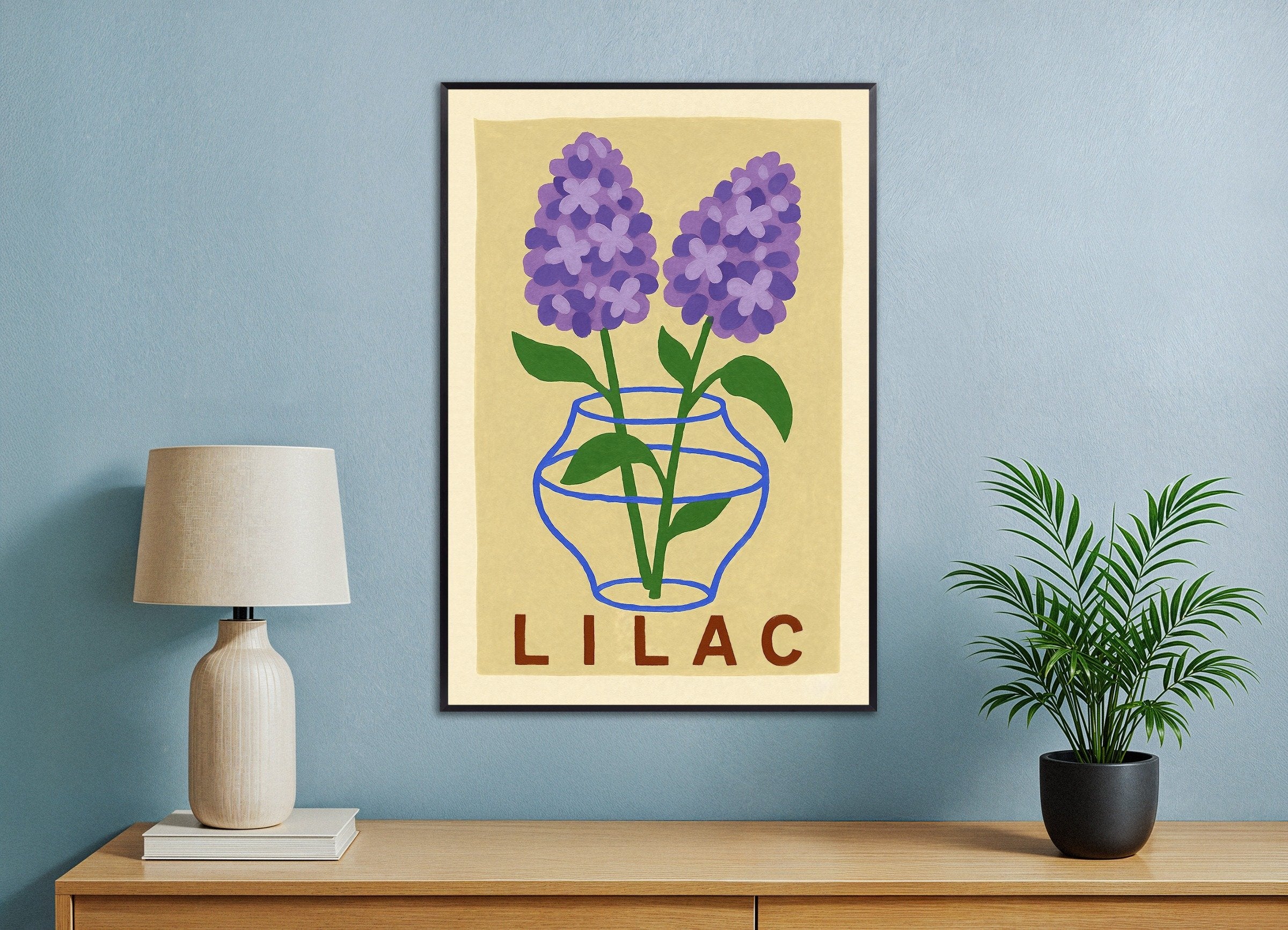 Impresión de lila Póster
