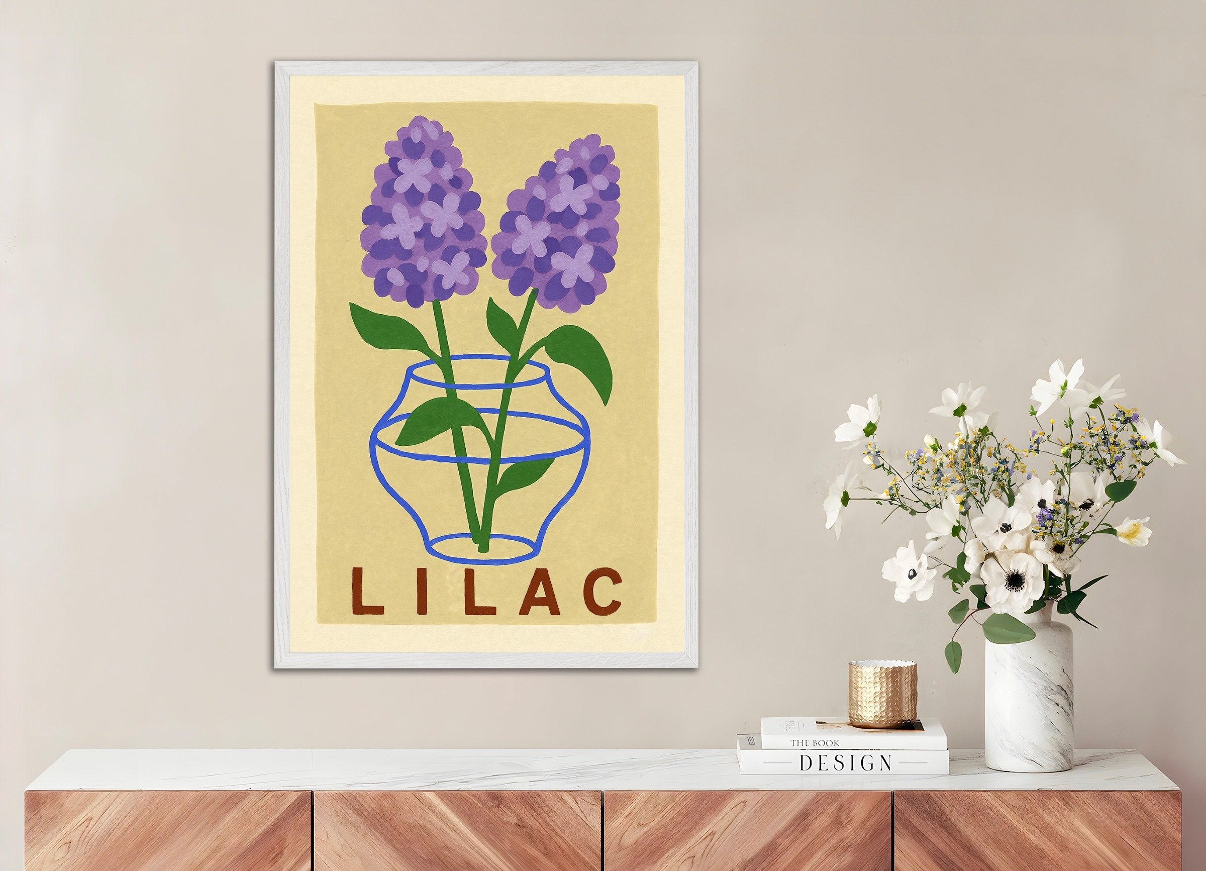 Impresión de lila Póster
