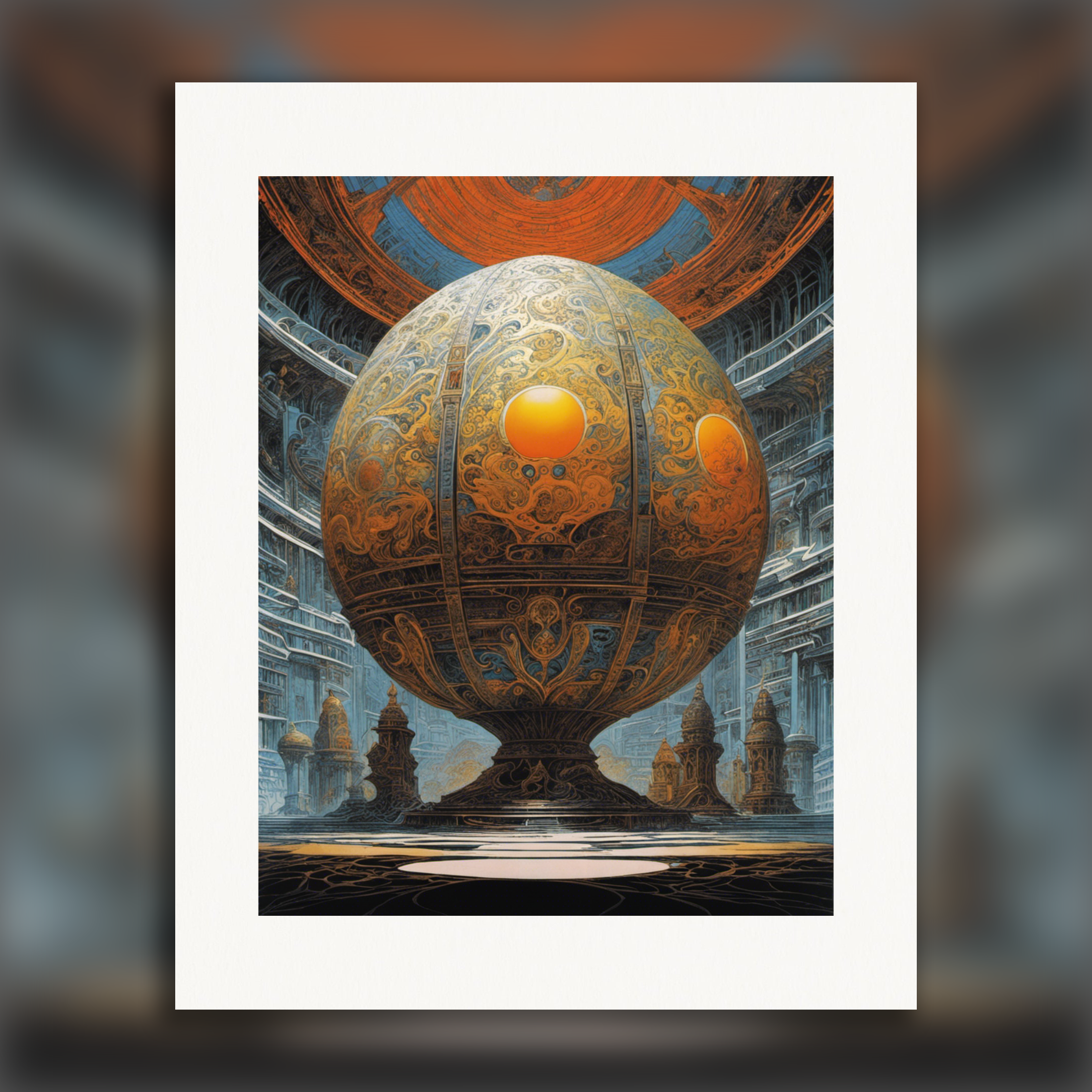 Métal hurlant (cómic), Egg - póster