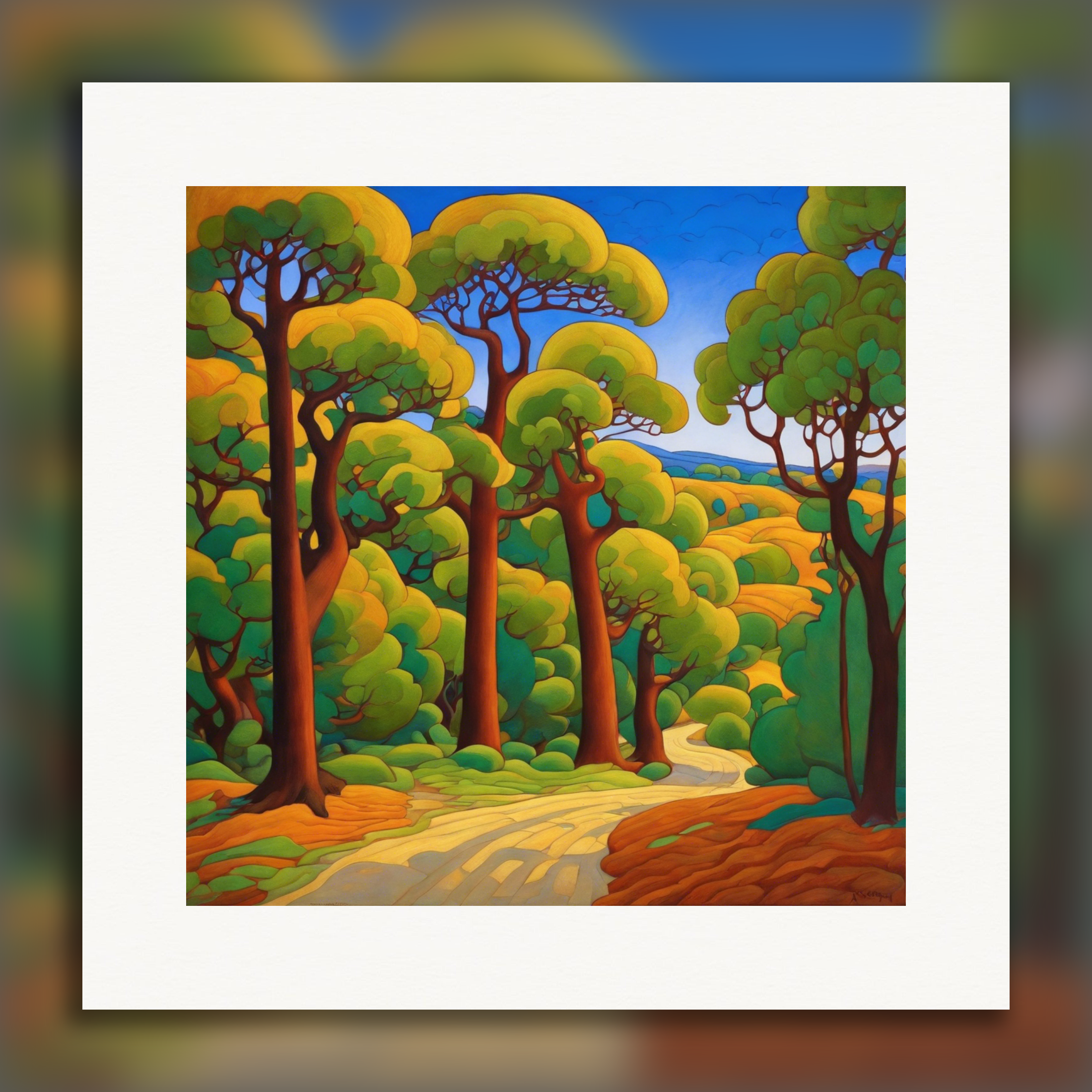 Árboles - póster