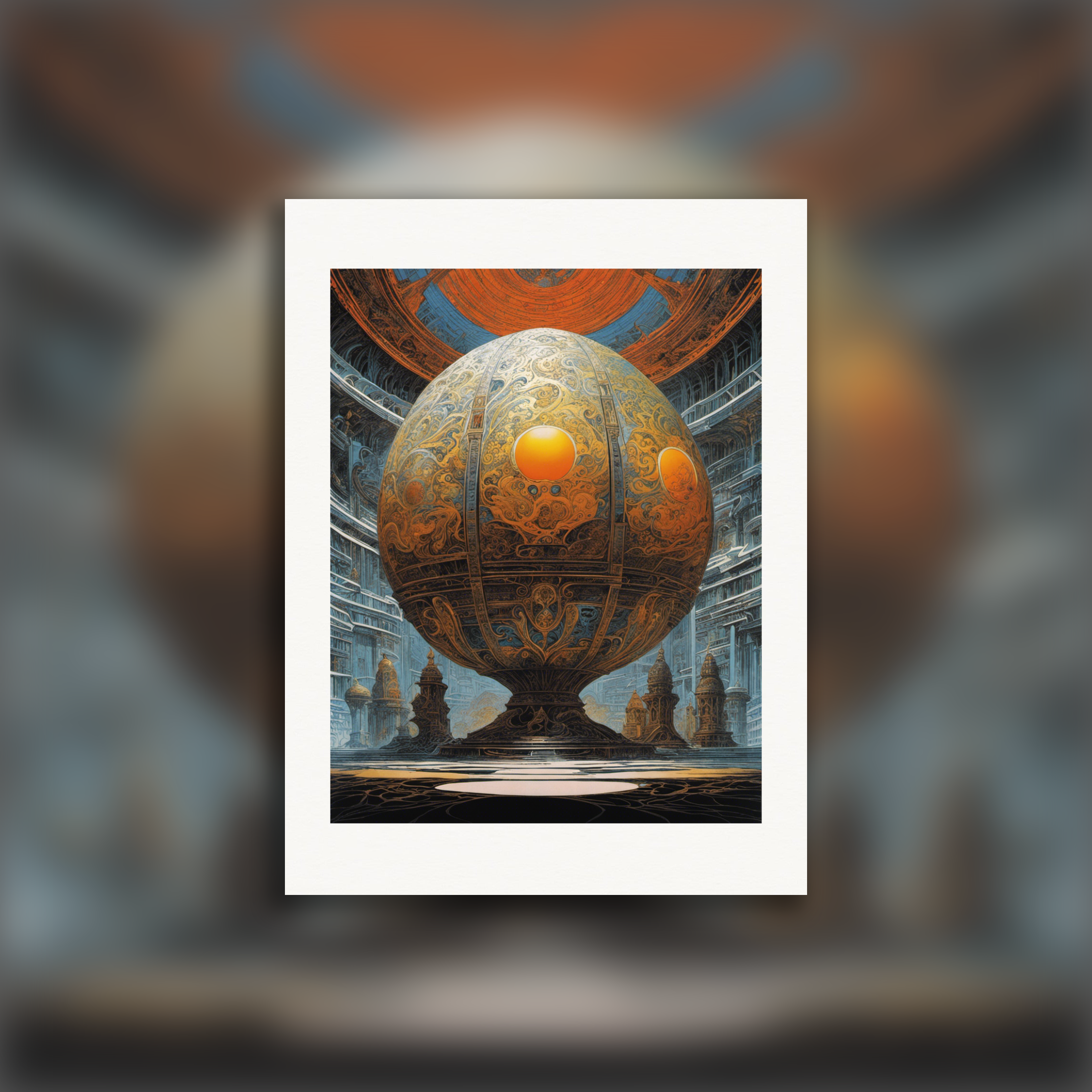 Métal hurlant (cómic), Egg - póster