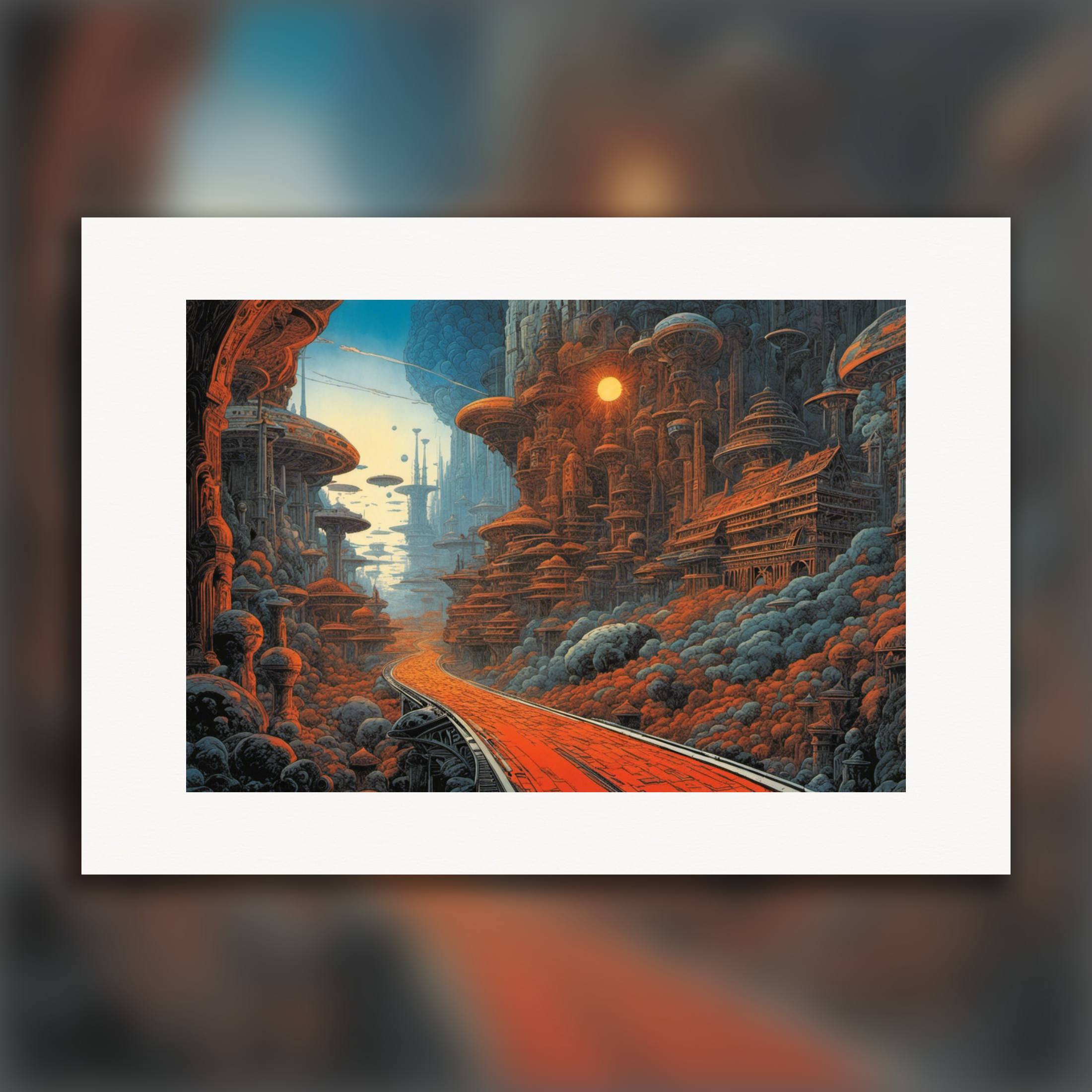 Métal hurlant (cómic), Road - póster