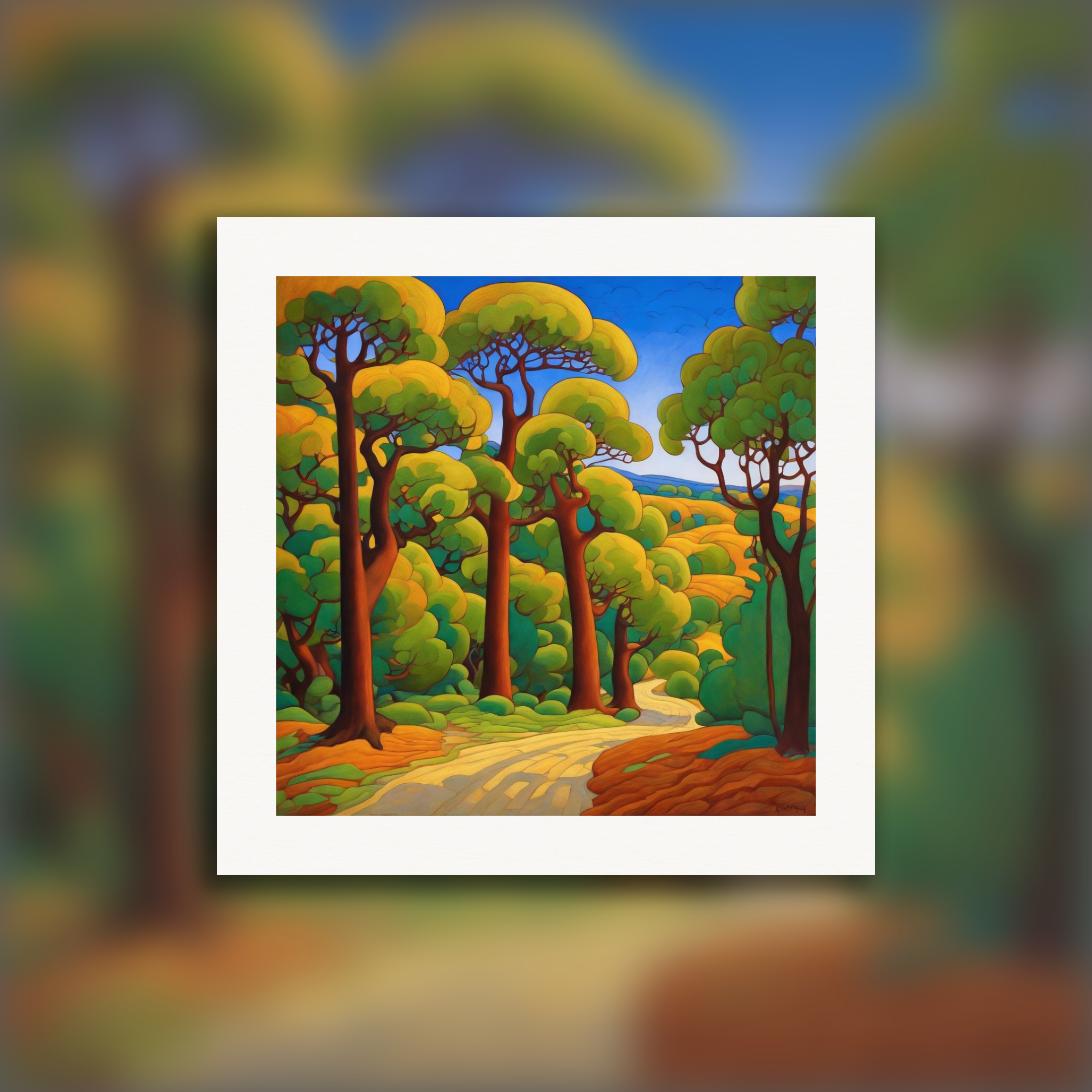 Árboles - póster