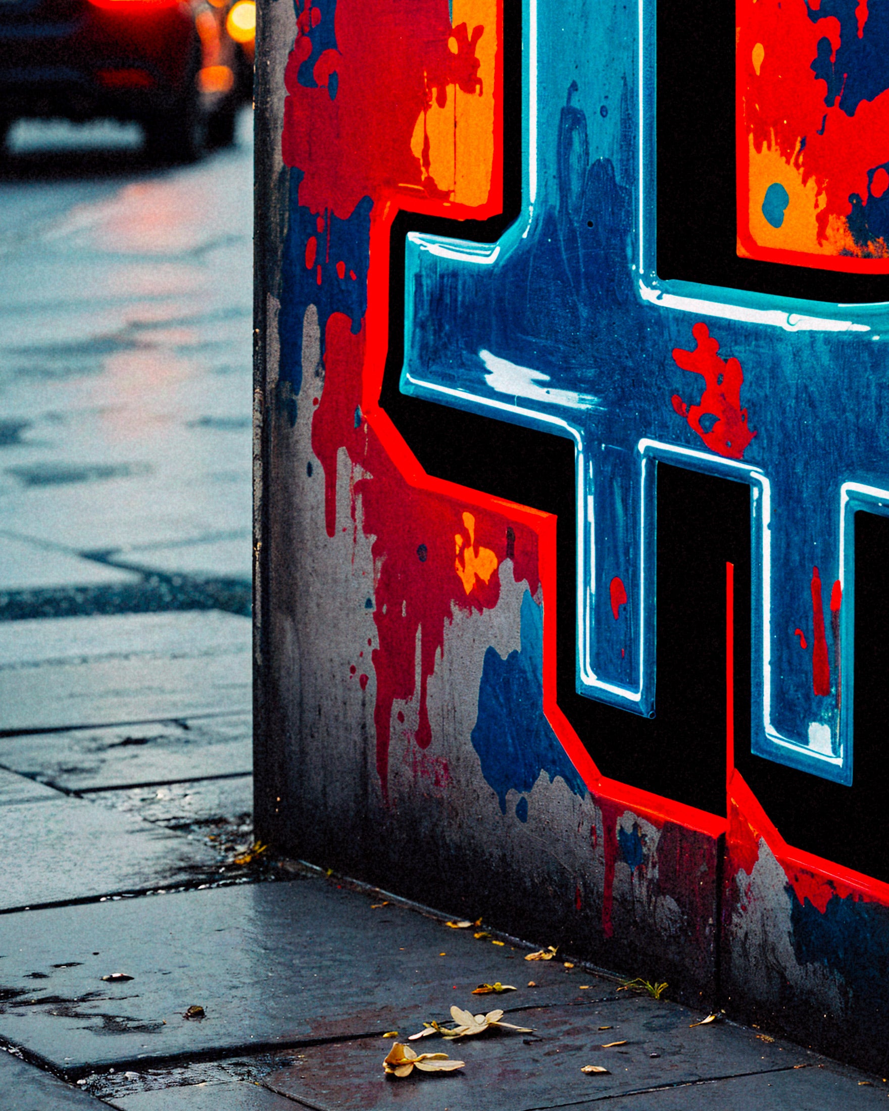 Arte callejero de Bitcoin - Póster