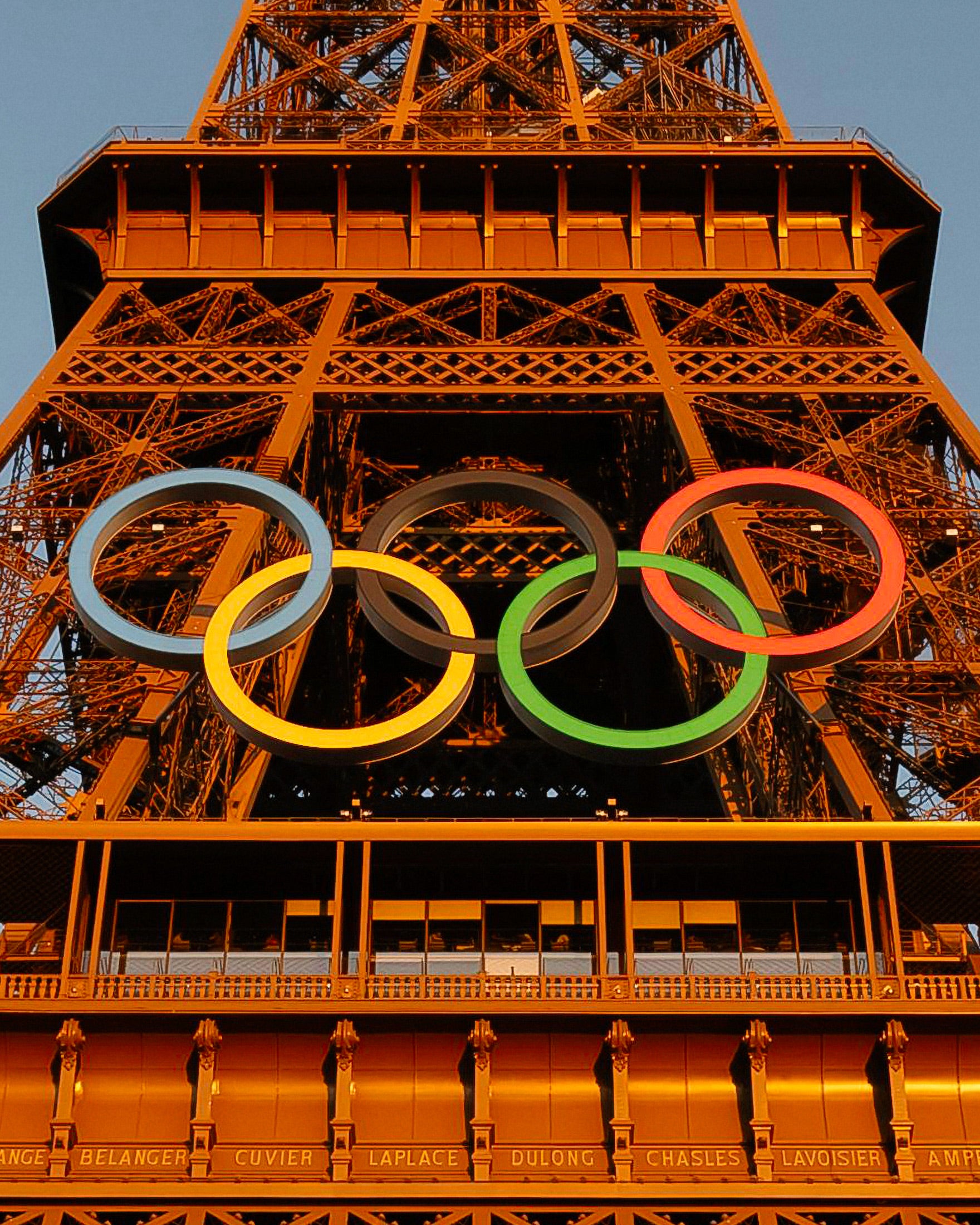 Juegos Olímpicos de París 2024, Anillos Olímpicos - Póster