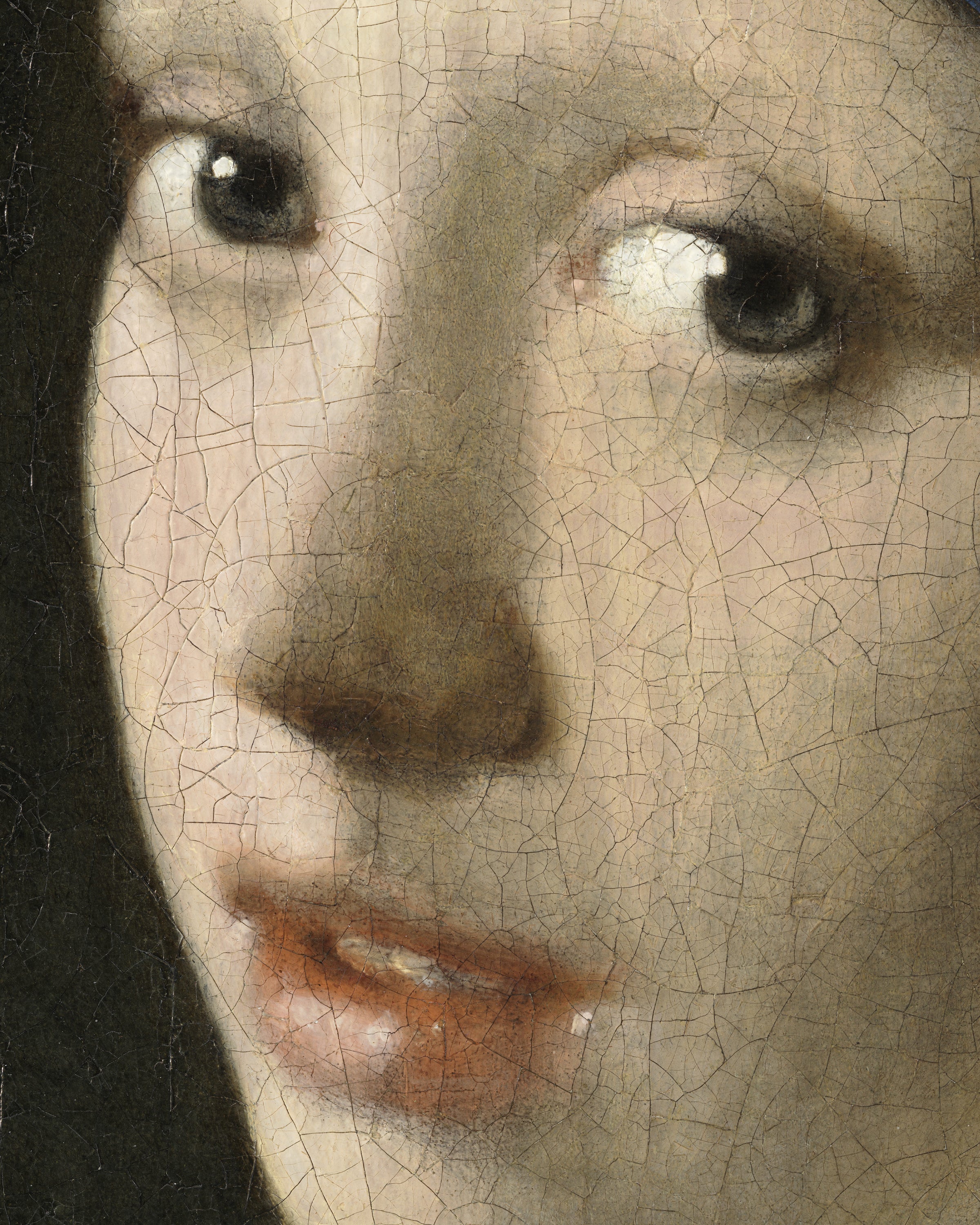 El Rostro - Póster Detalle de la Joven con el Pendiente de Perla de Vermeer