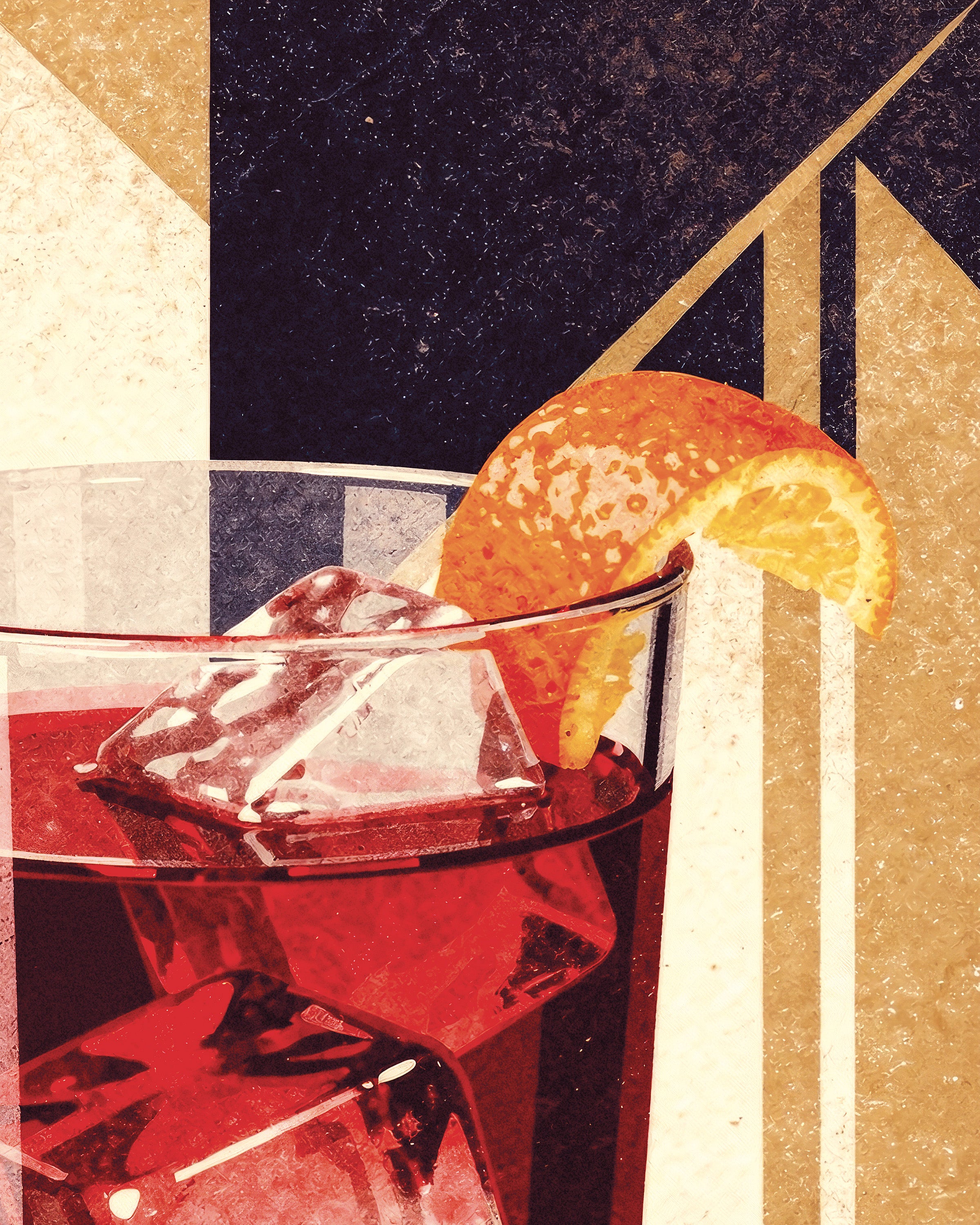 Campari Póster - Impresión Artística de Aperitivo
