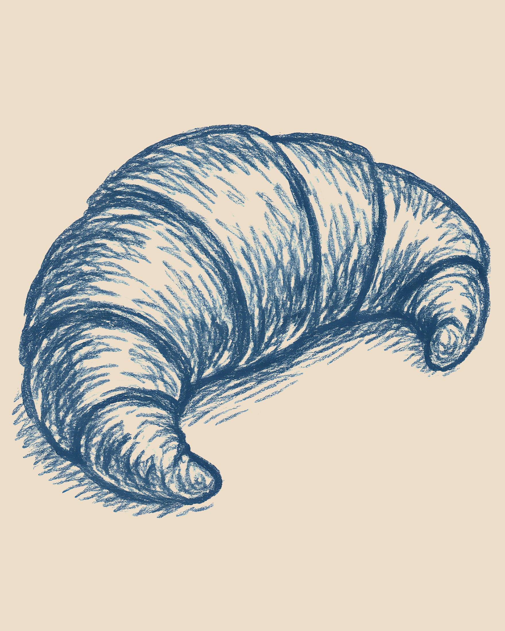 Póster de Panadería - Croissant