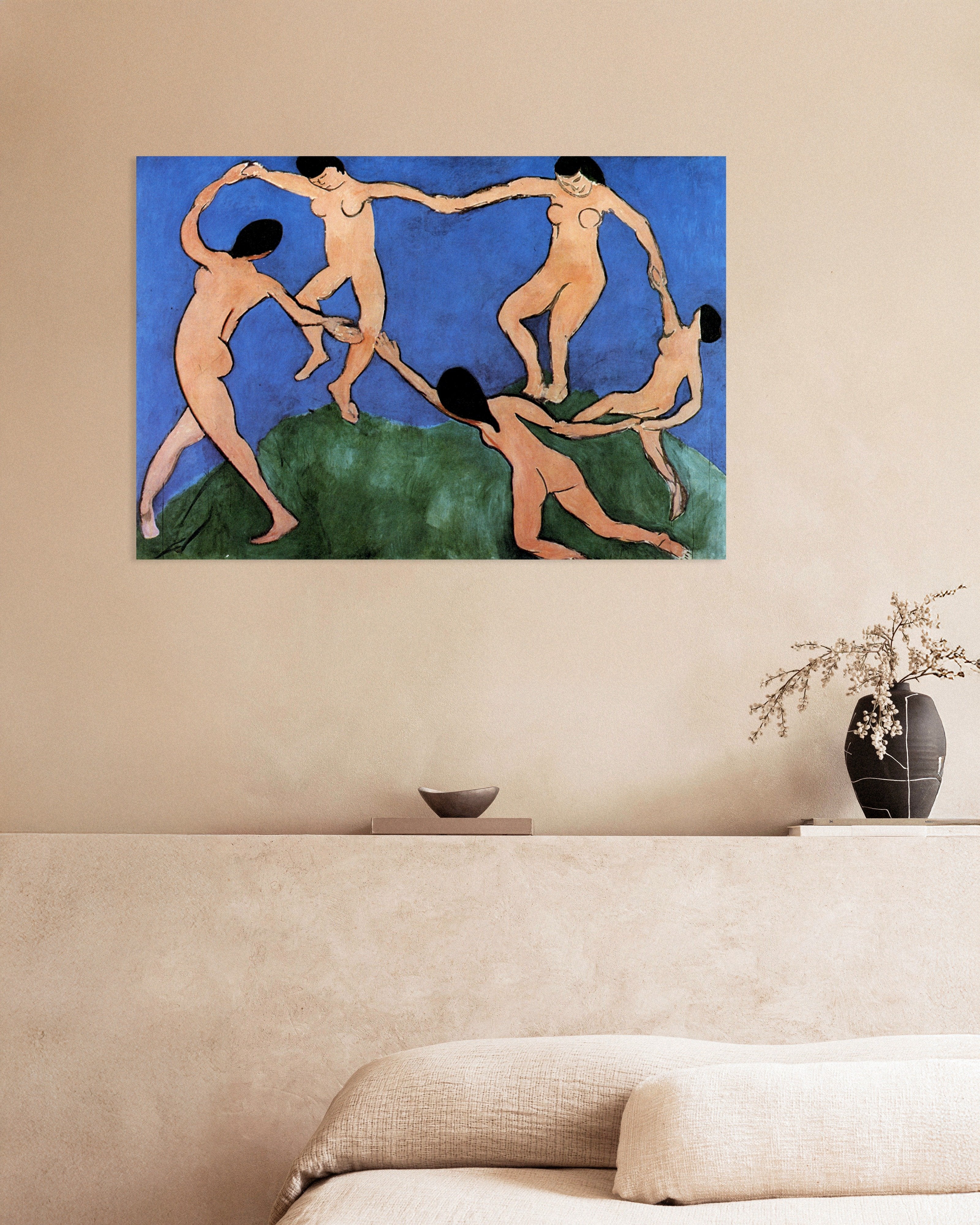 Poster of Henri Matisse The dance poster (1909)