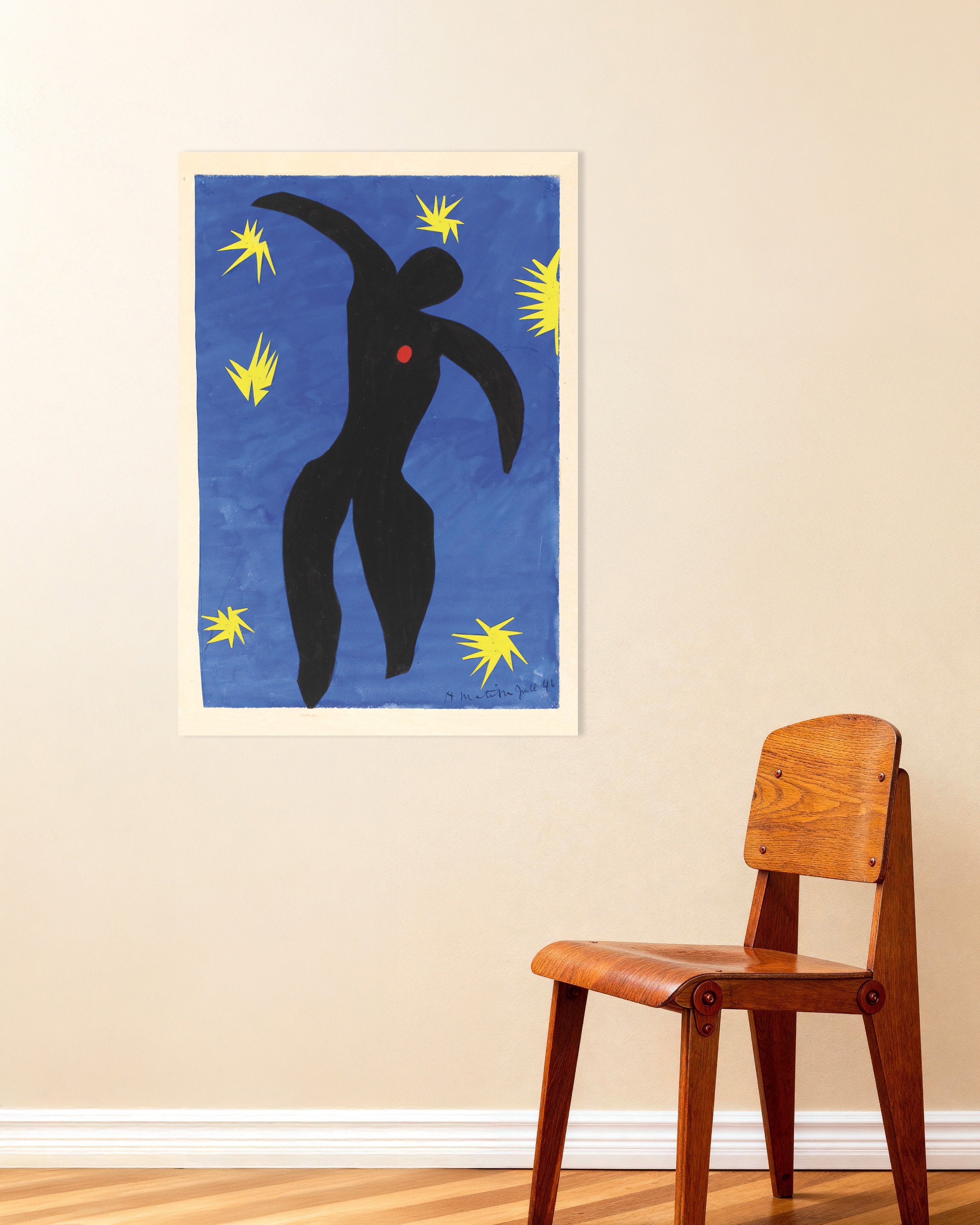 Poster of Icarus (from Jazz) (1947) by Henri Matisse - Poster