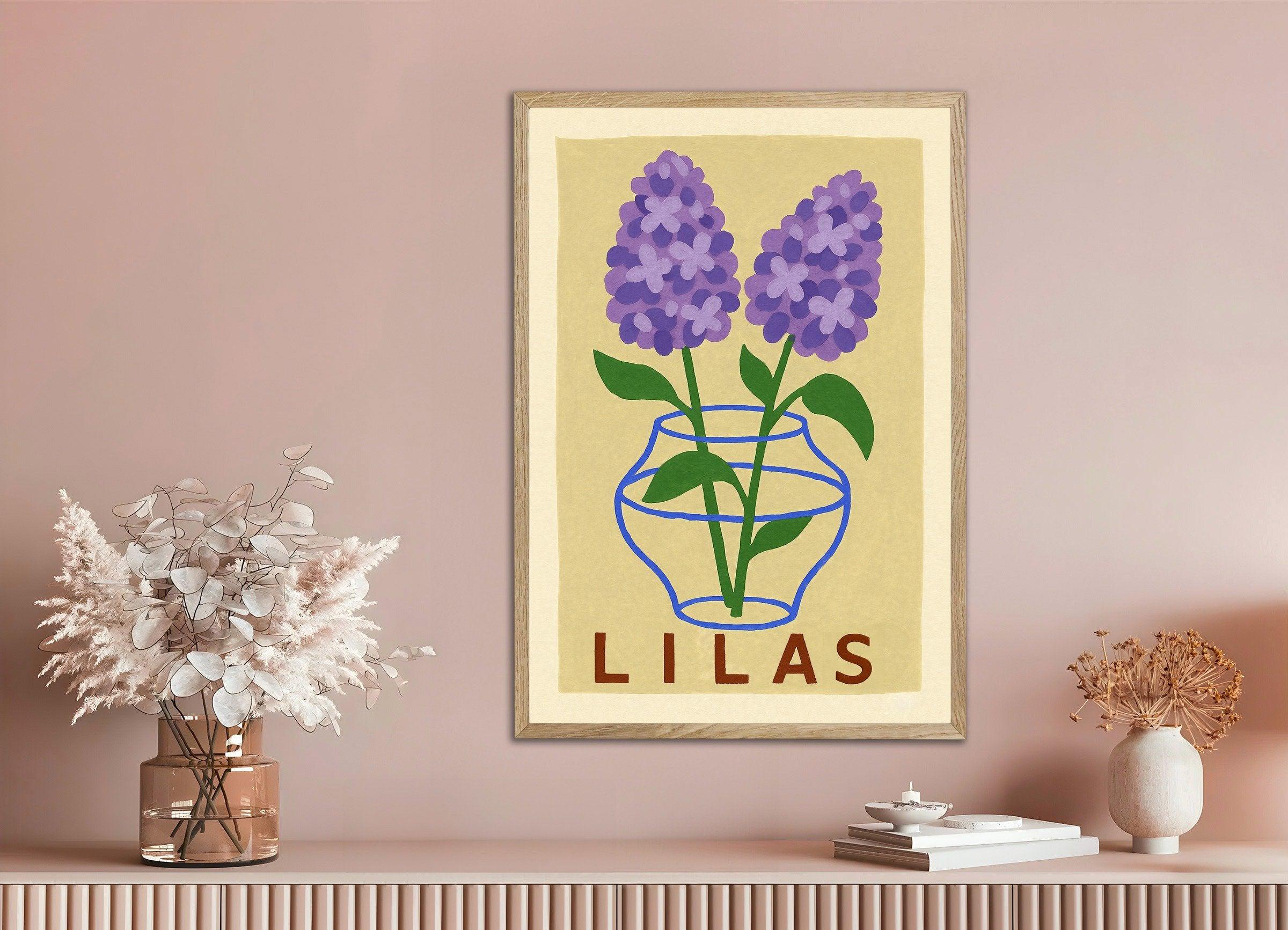 Impresión de lila Póster