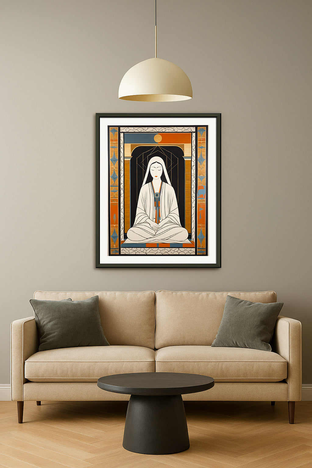 Pintura onírica y trascendental - póster