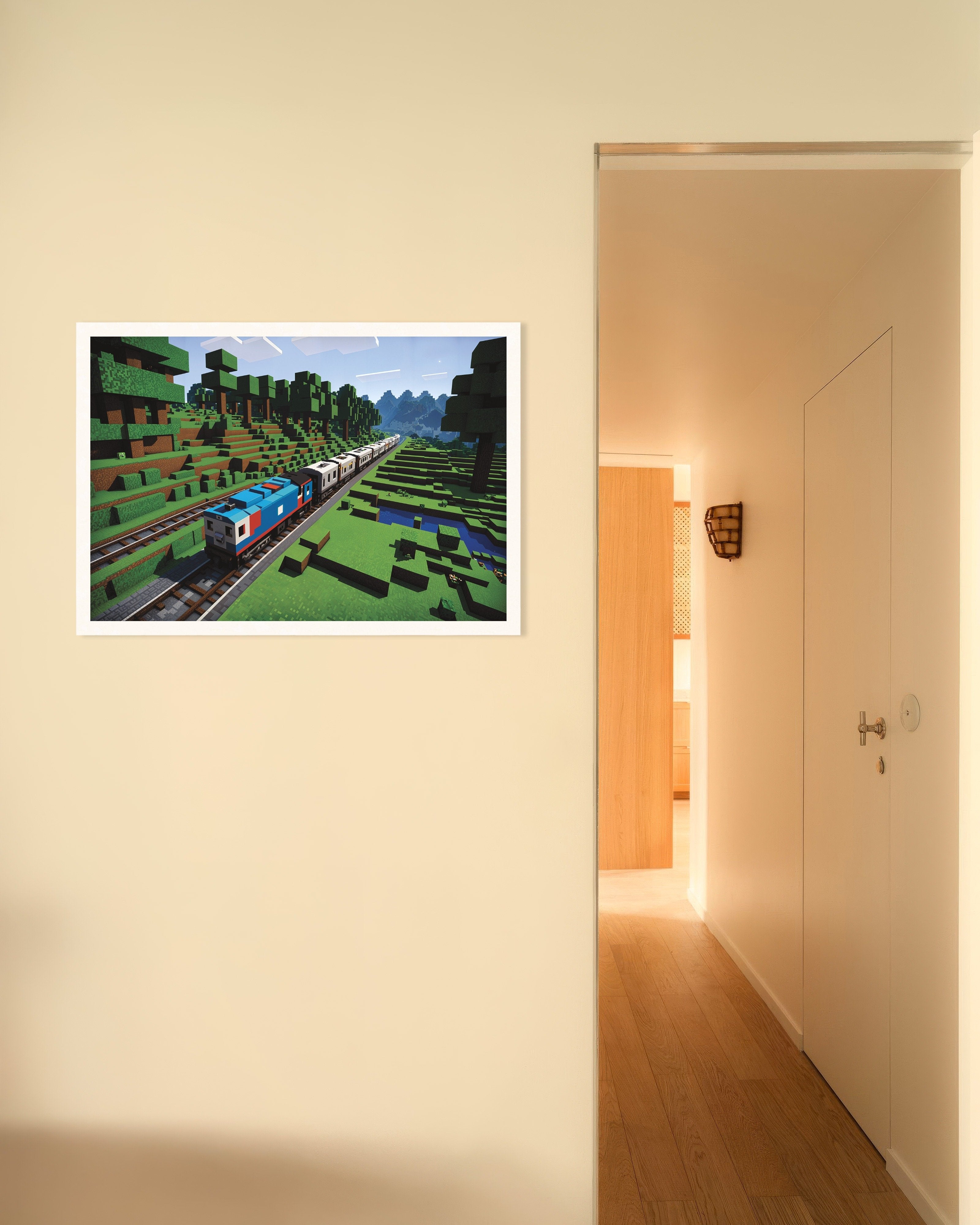 Poster of Minecraft, Train - Poster