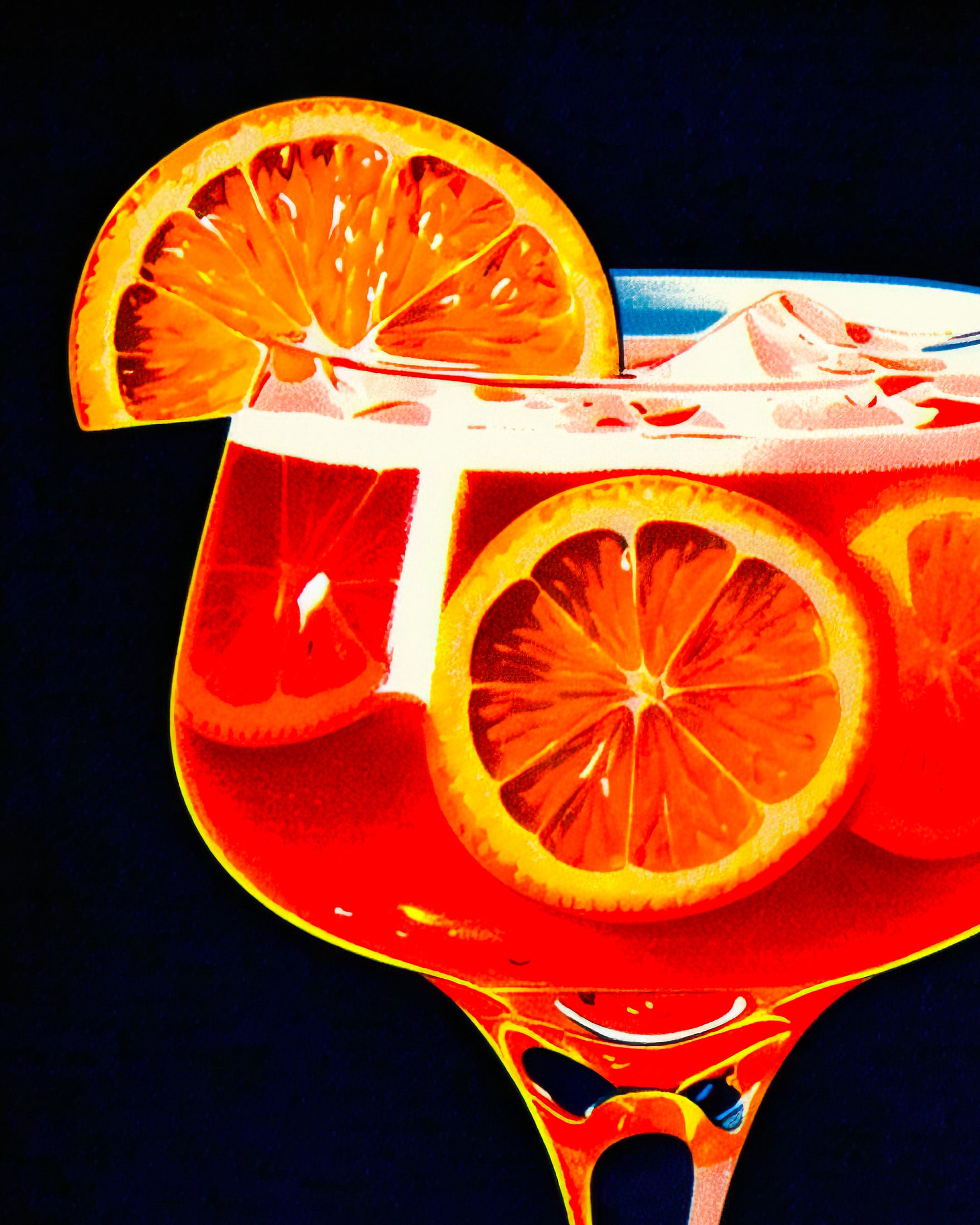 Aperol Spritz, lámina decorativa vintage - póster