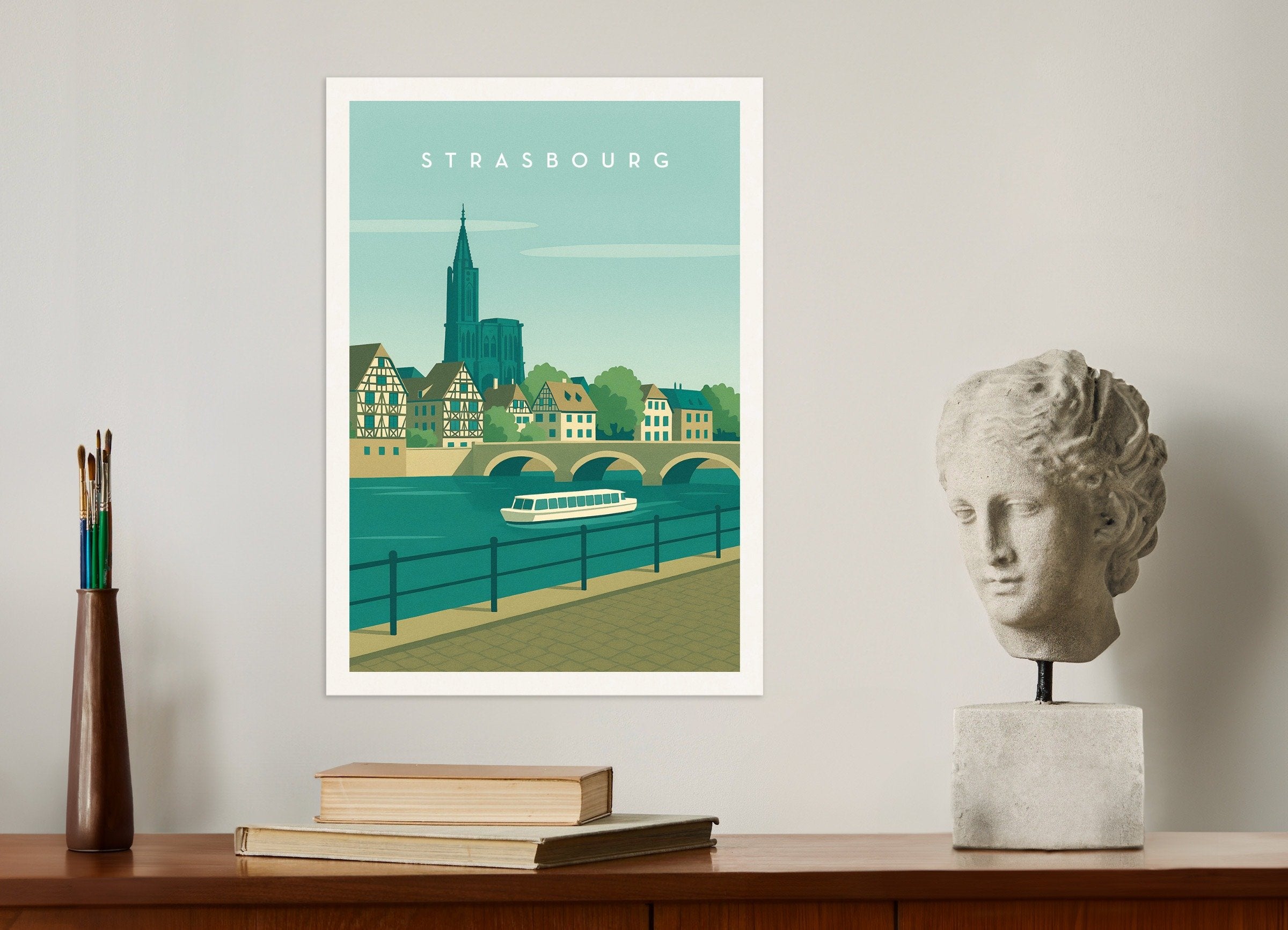 Poster of Strasbourg Wall Art Print