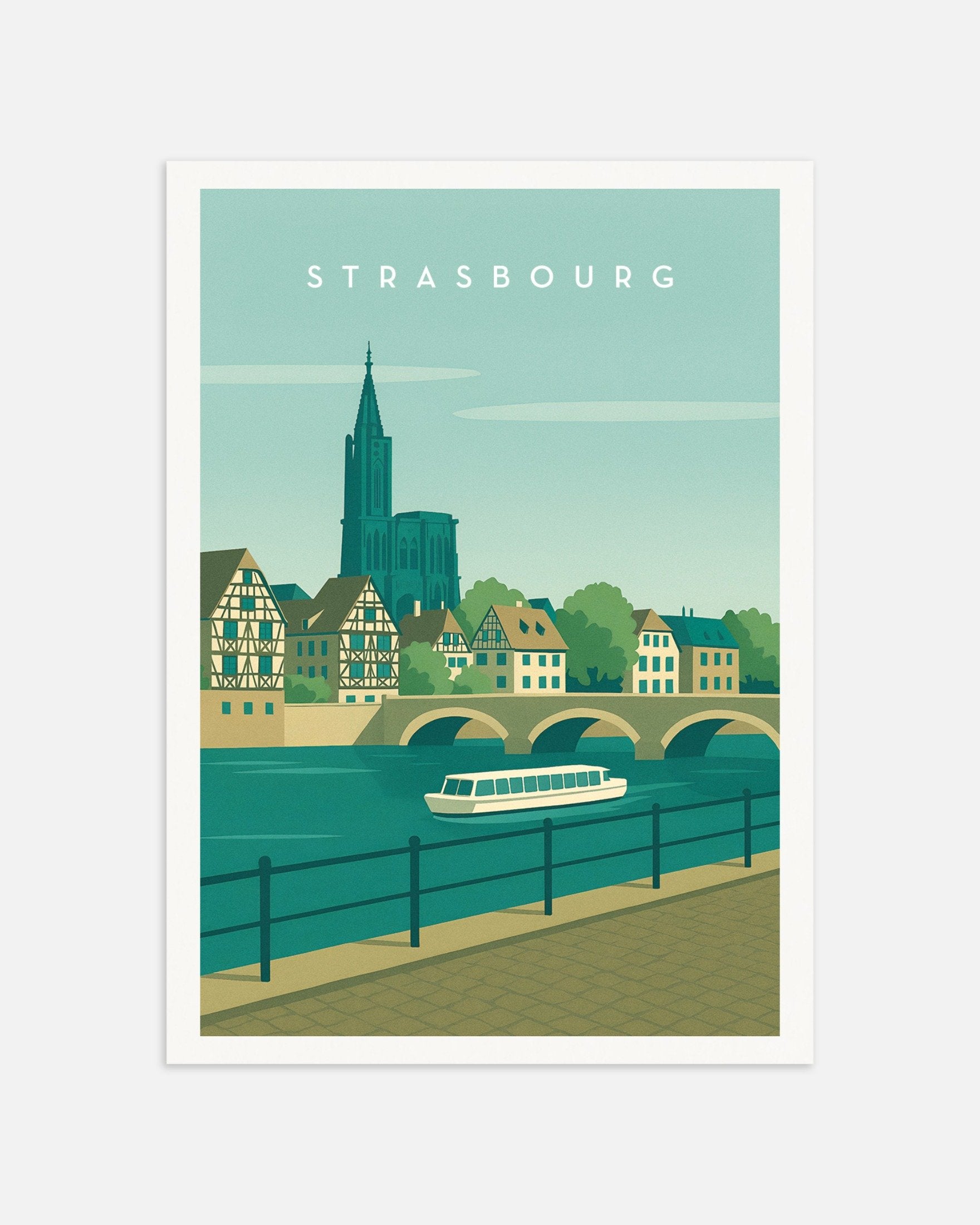Poster of Strasbourg Wall Art Print, thumbnail