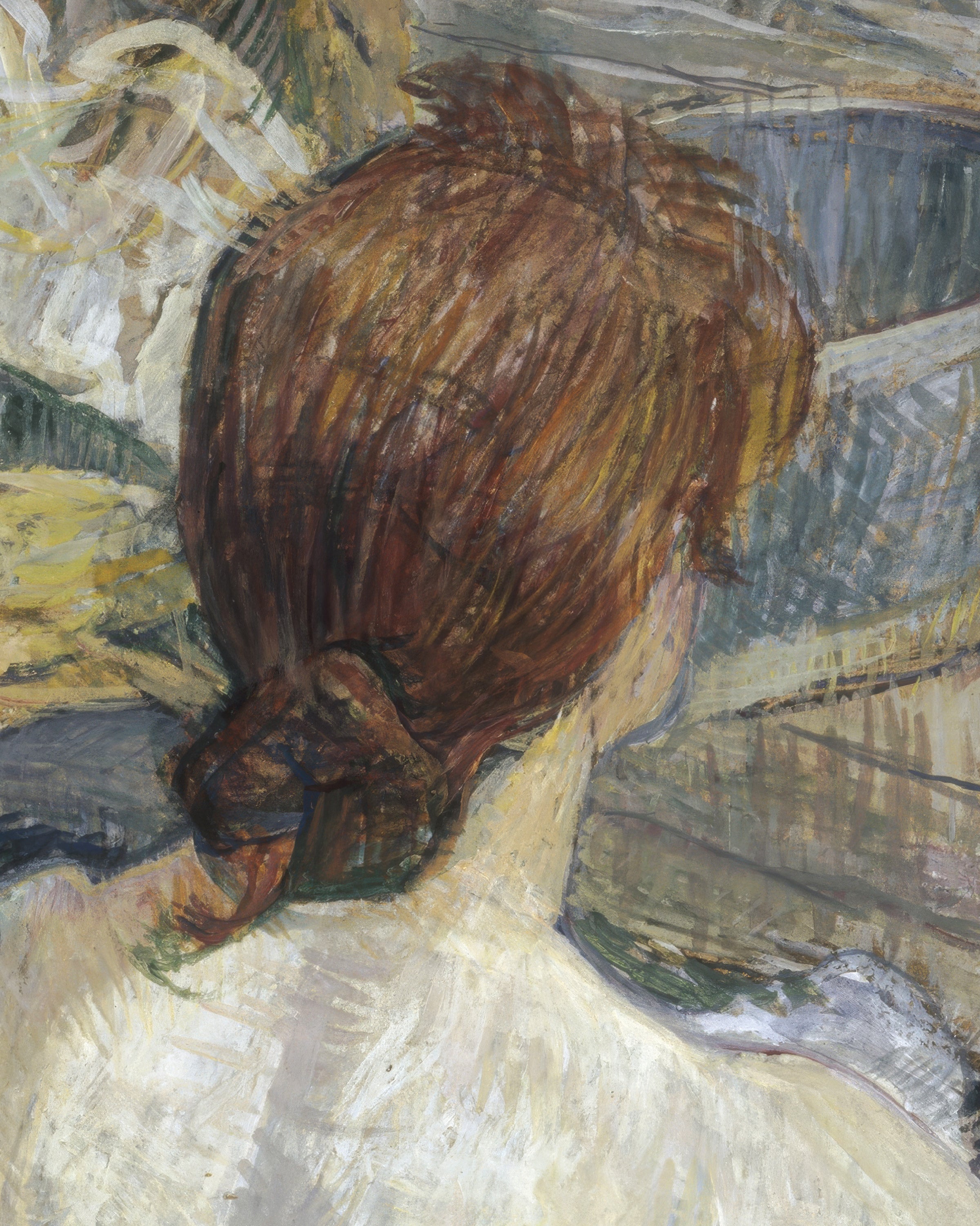 Rousse (La Toilette), 1889 por Henri de Toulouse-Lautrec Póster