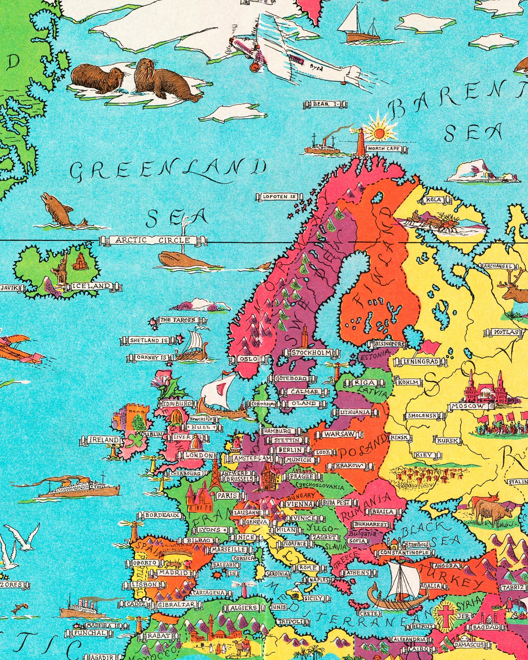 Mapa mundial (1931) - póster