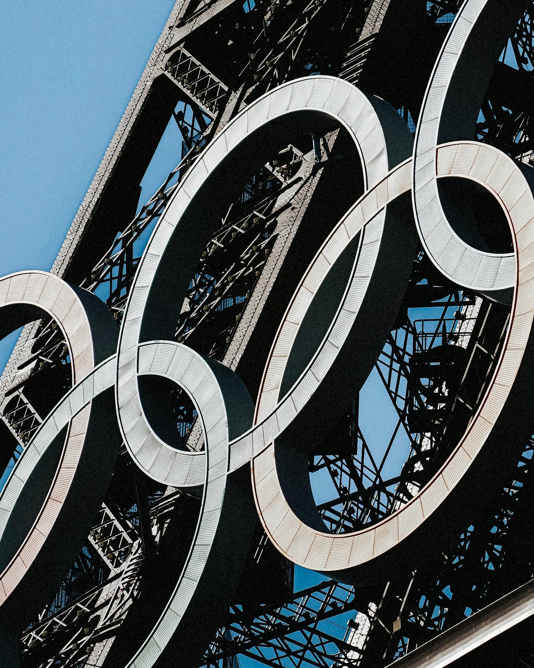 Póster de los Juegos Olímpicos de 2024, París, Torre Eiffel