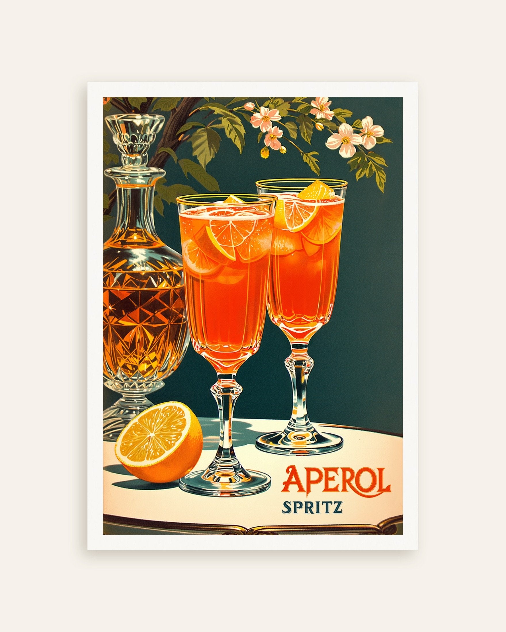 Poster of Aperol Spritz, vintage poster, thumbnail