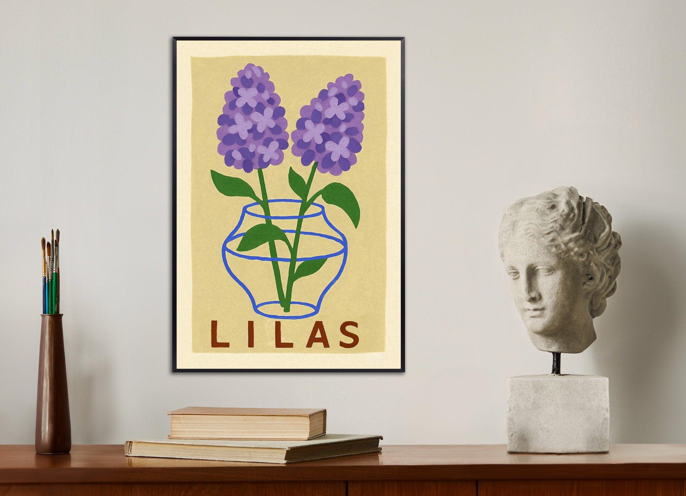 Impresión de lila Póster