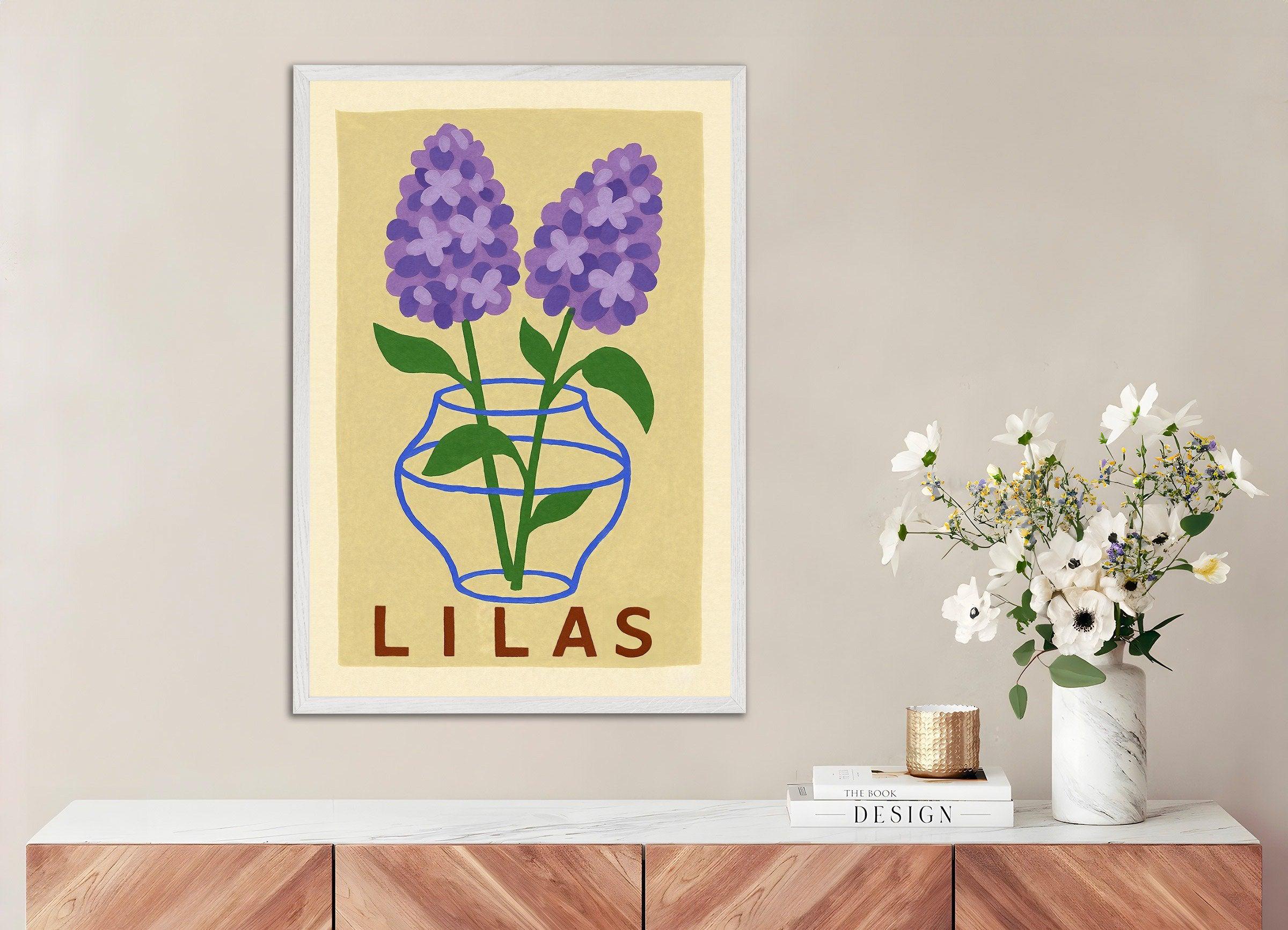 Impresión de lila Póster