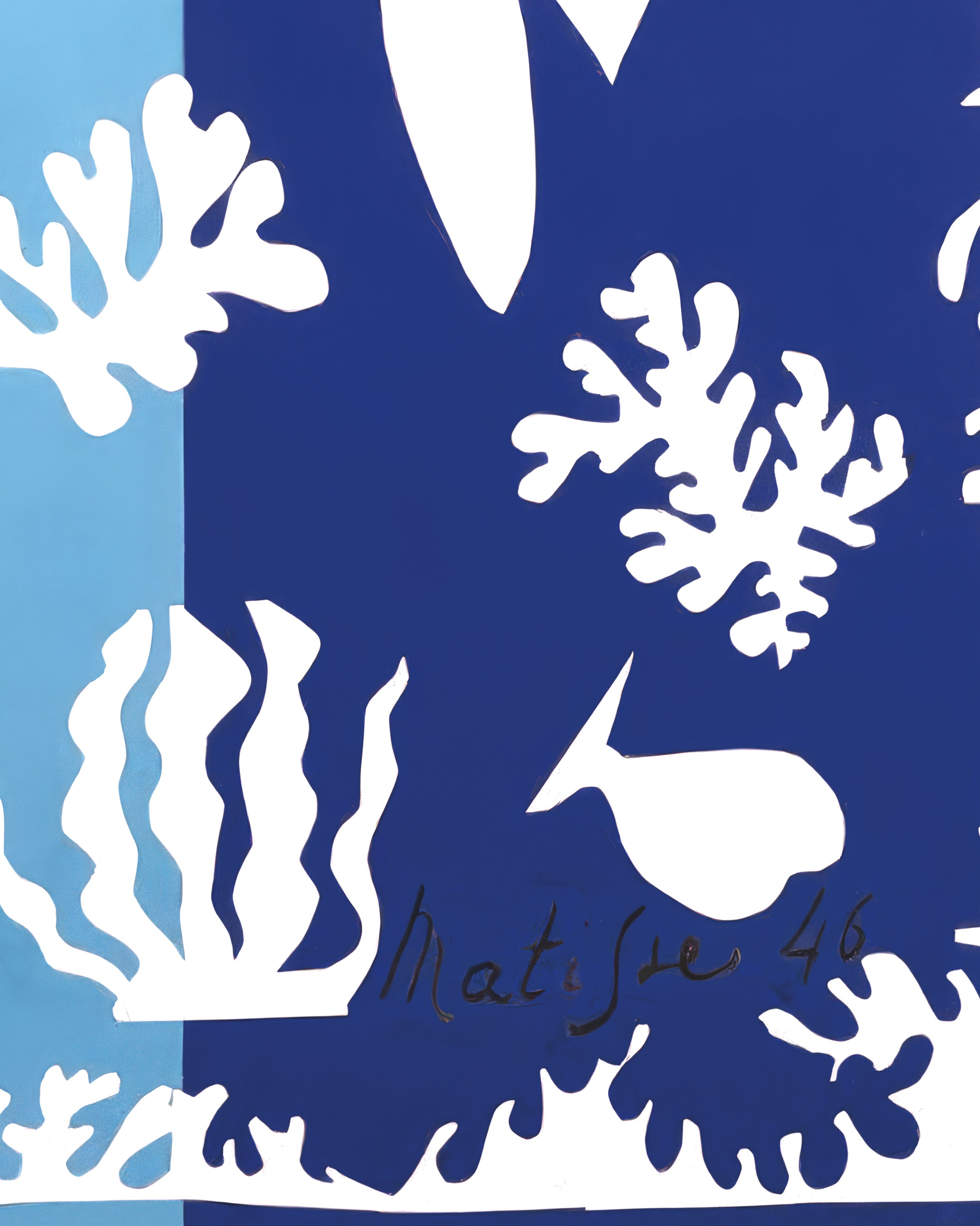 Polinesia, el océano (1946) de Henri Matisse - Póster