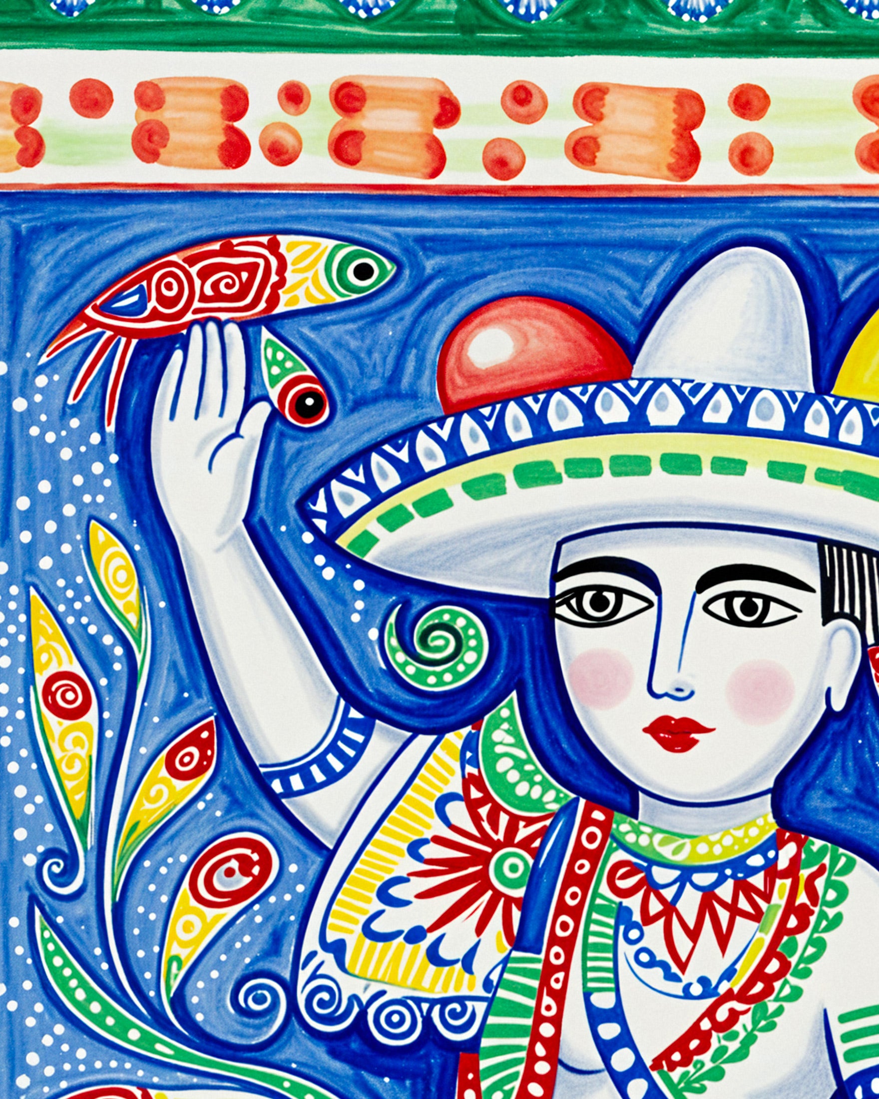 Arte mexicano, folclore, la bailarina - Póster