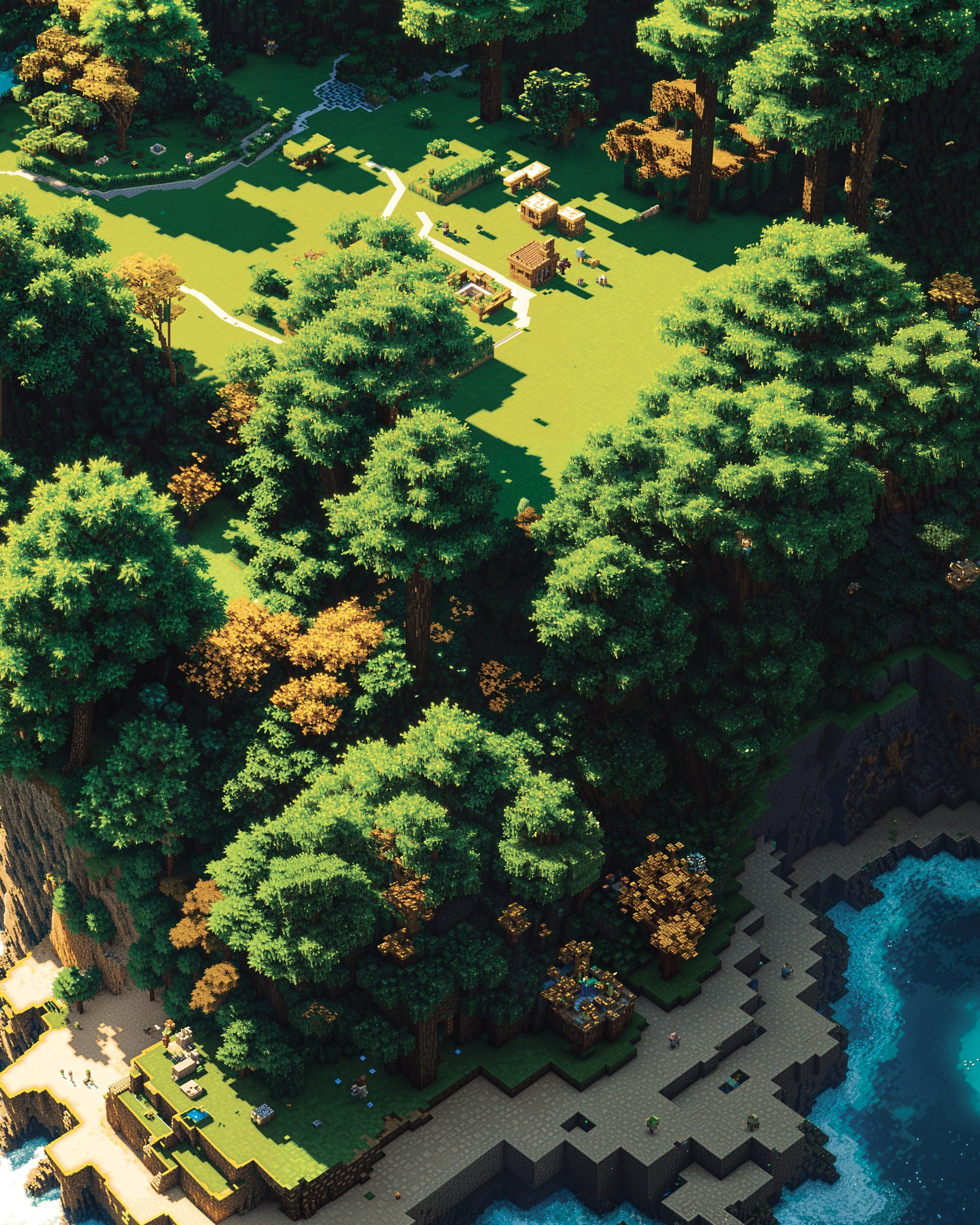 Minecraft video game detailed screenshot