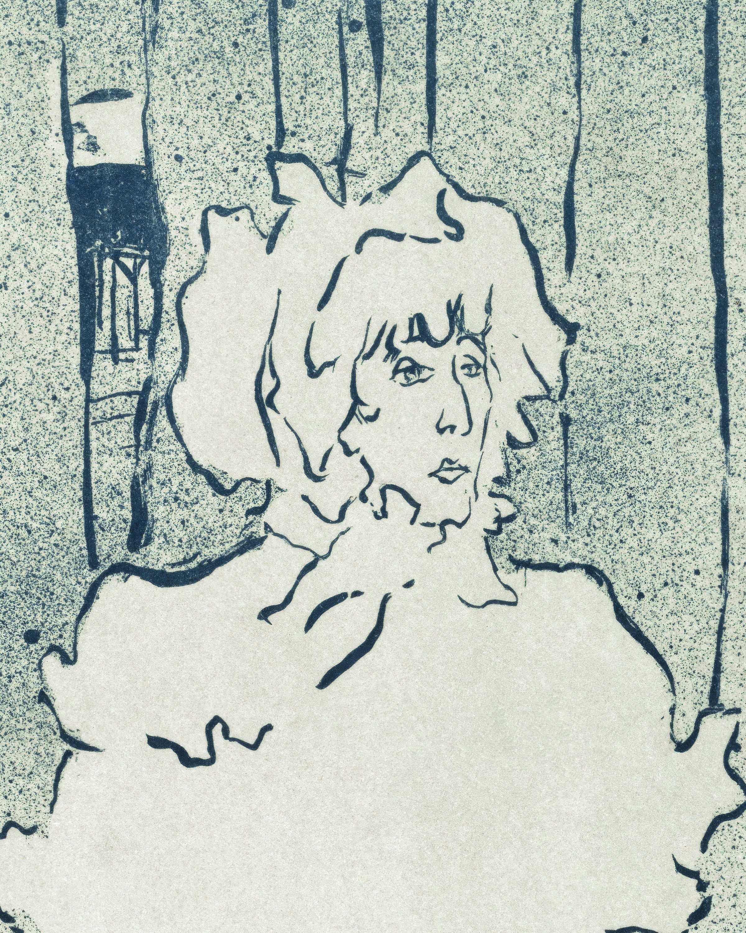 El Póster La Chatelaine o el Tocsin (1895) de Henri de Toulouse-Lautrec